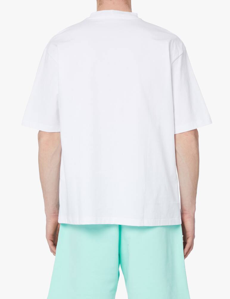 rinascente Pharmacy Industry Maglietta in jersey con stampa e ricamo - bianco