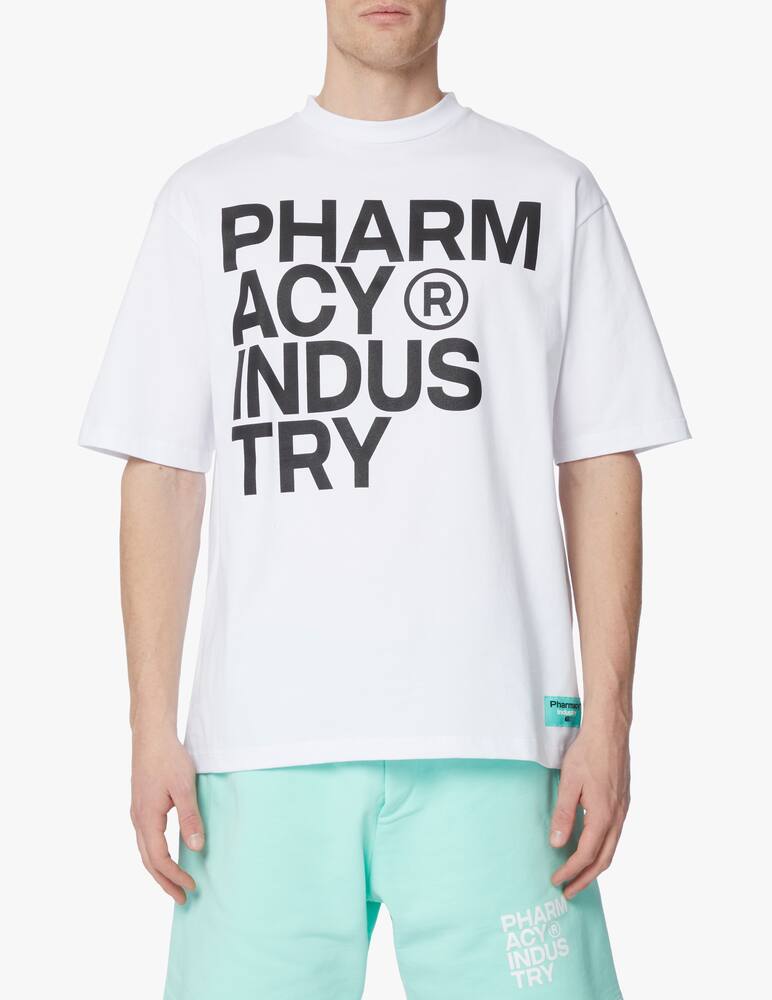 Pharmacy Industry Jersey print embroidery t-shirt - white - picture 1 Pharmacy Industry Jersey print embroidery t-shirt - white - picture 1