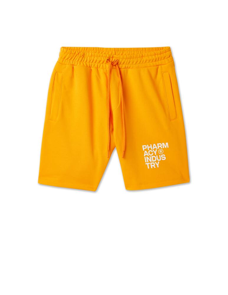 rinascente Pharmacy Industry Printed sweatshorts - yellow