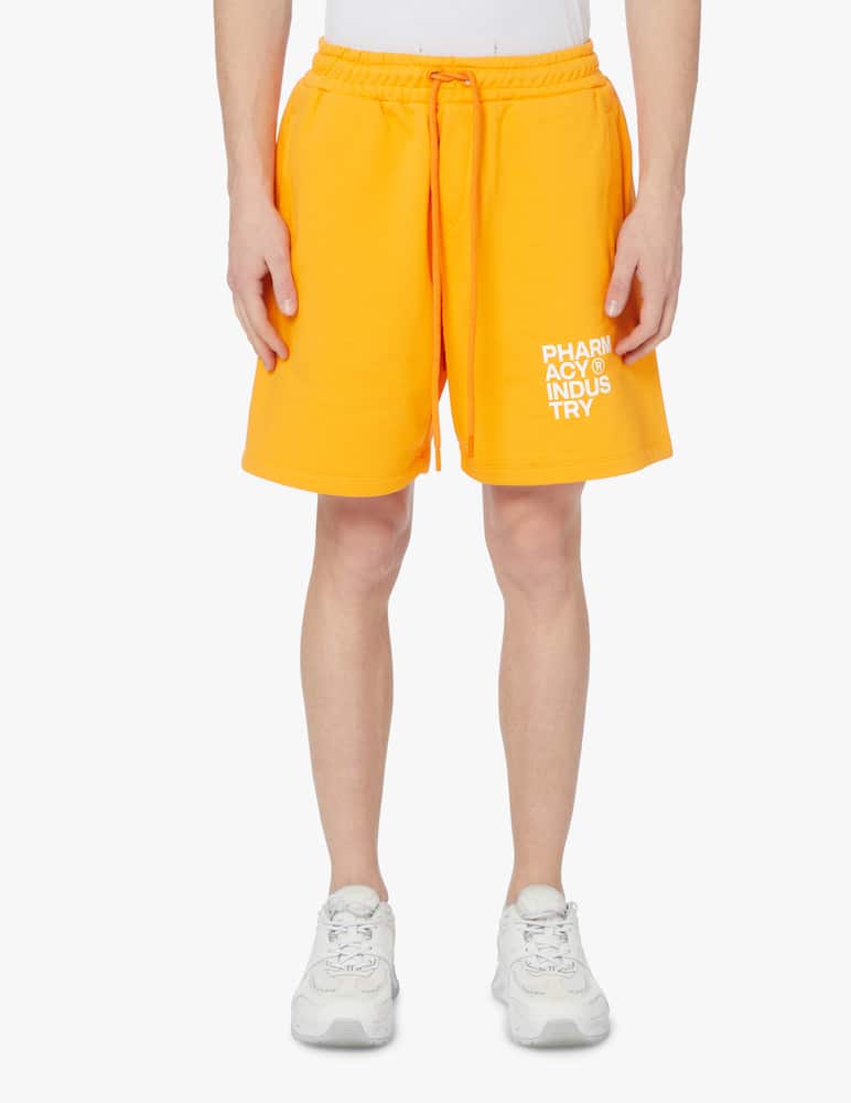 rinascente Pharmacy Industry Printed sweatshorts - yellow