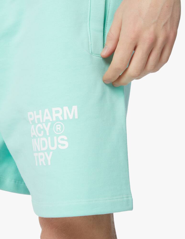 rinascente Pharmacy Industry Printed sweatshorts - green