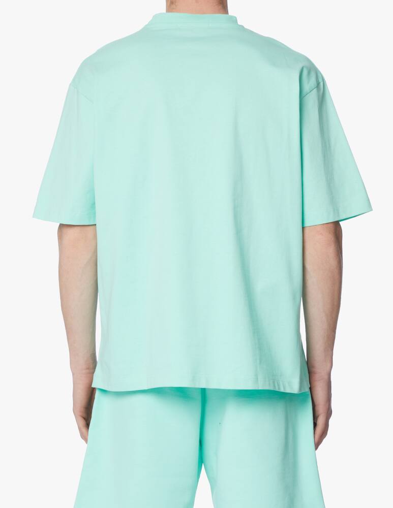 rinascente Pharmacy Industry Maglietta in jersey con stampa e ricamo - verde