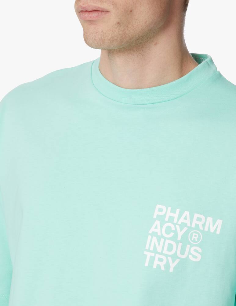 rinascente Pharmacy Industry Maglietta in jersey con stampa e ricamo - verde