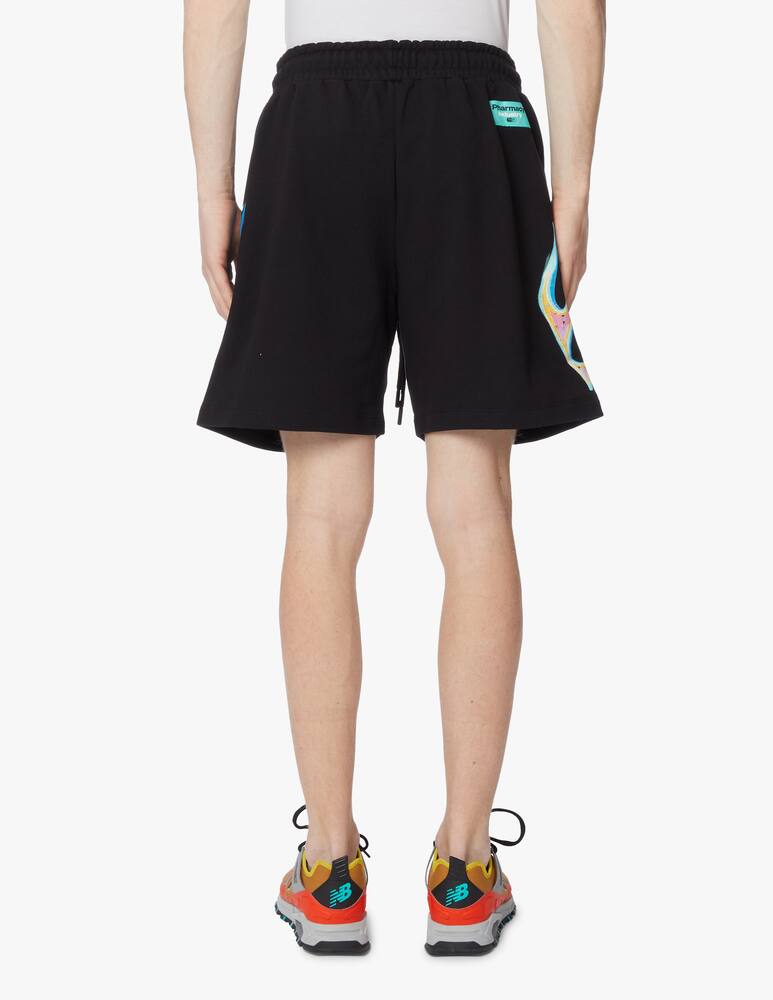 rinascente Pharmacy Industry Printed sweatshorts - black