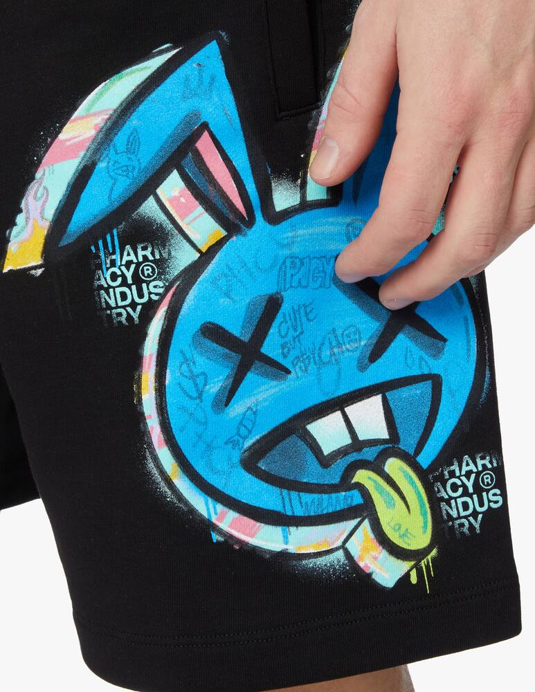 rinascente Pharmacy Industry Printed sweatshorts - black