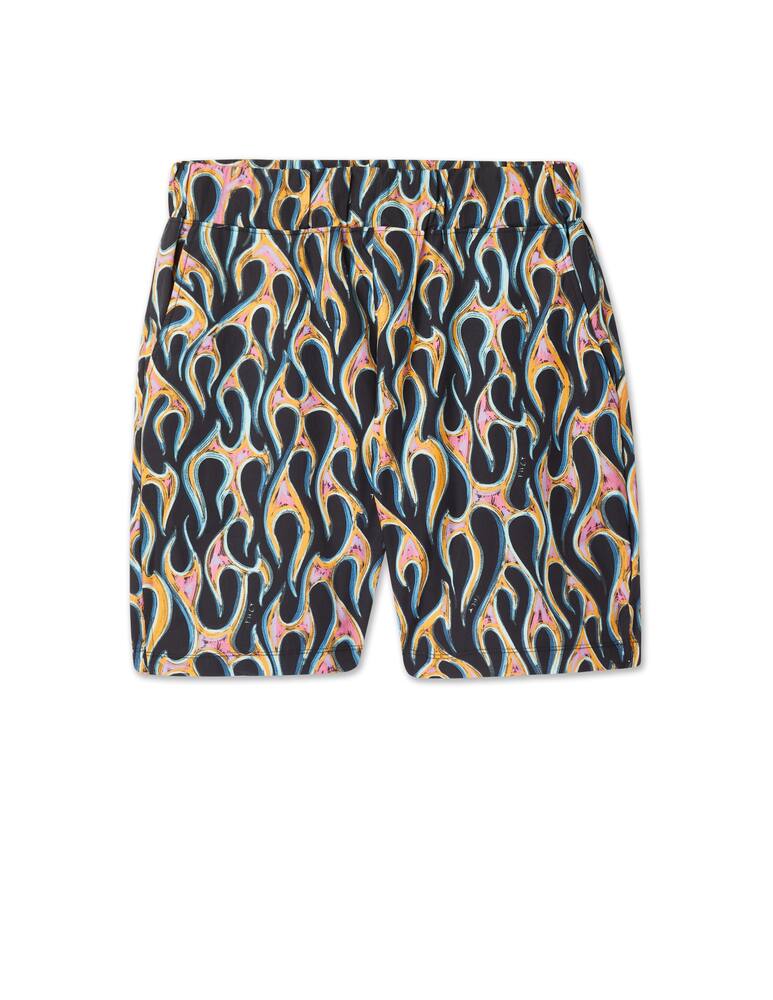 rinascente Pharmacy Industry Label cotton shorts - black