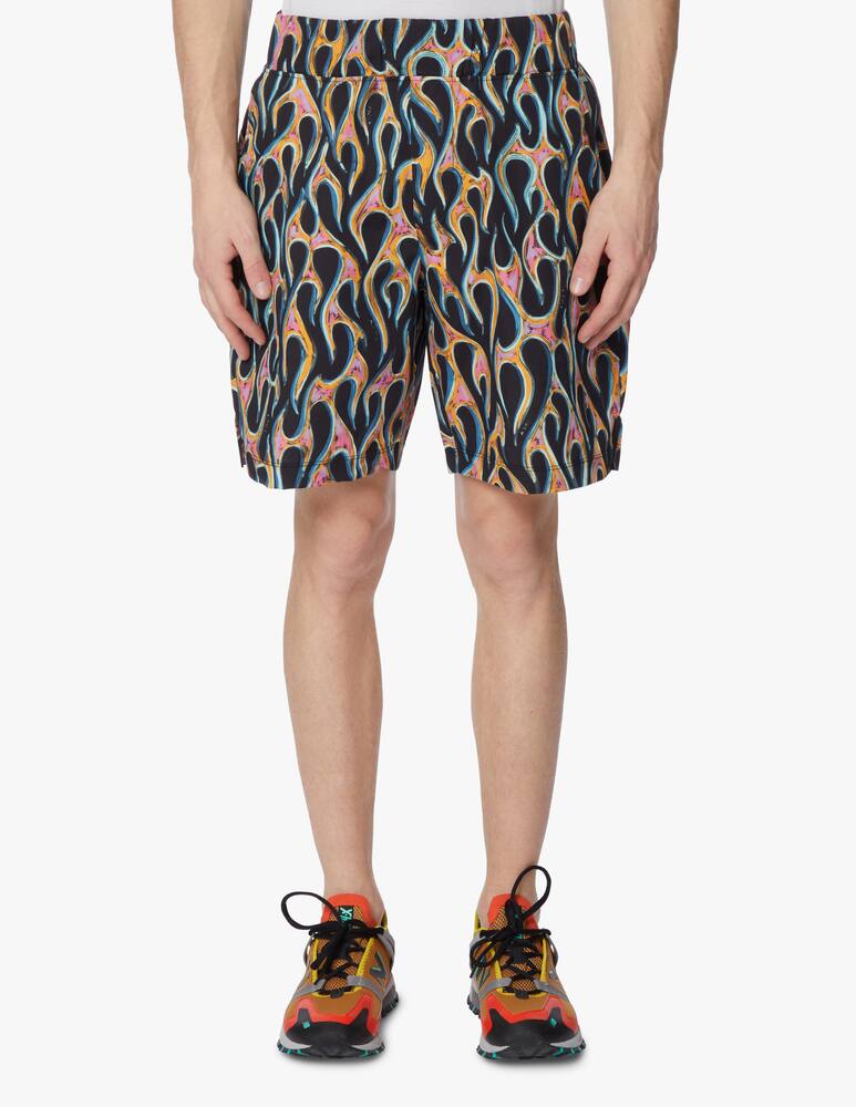 rinascente Pharmacy Industry Label cotton shorts - black