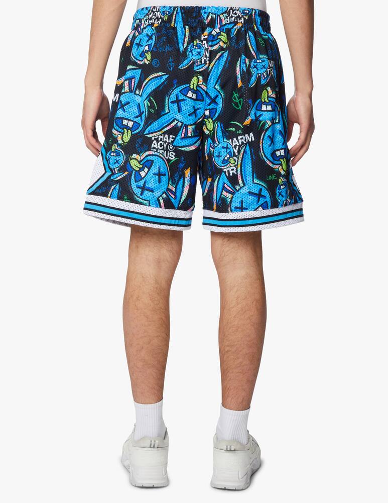 rinascente Pharmacy Industry Allover net shorts - light blue