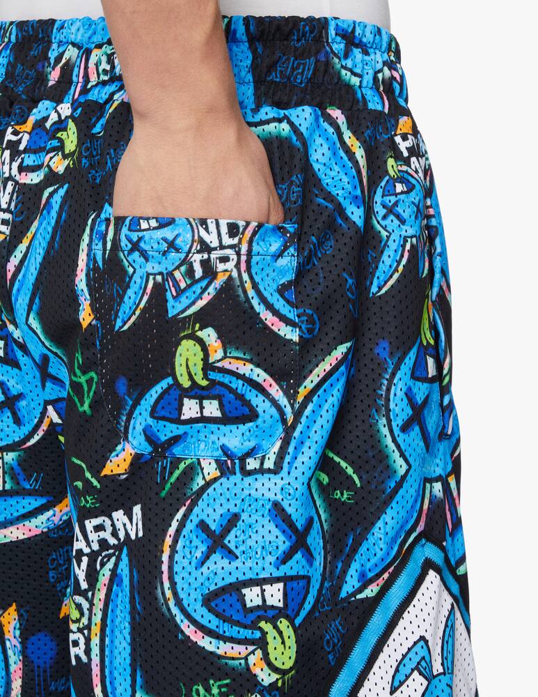 rinascente Pharmacy Industry Allover net shorts - light blue