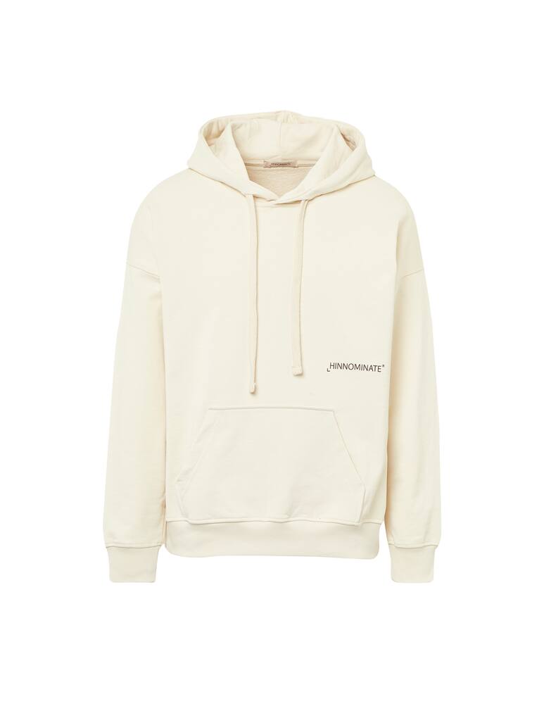 rinascente HINNOMINATE Chest logo hoodie - beige