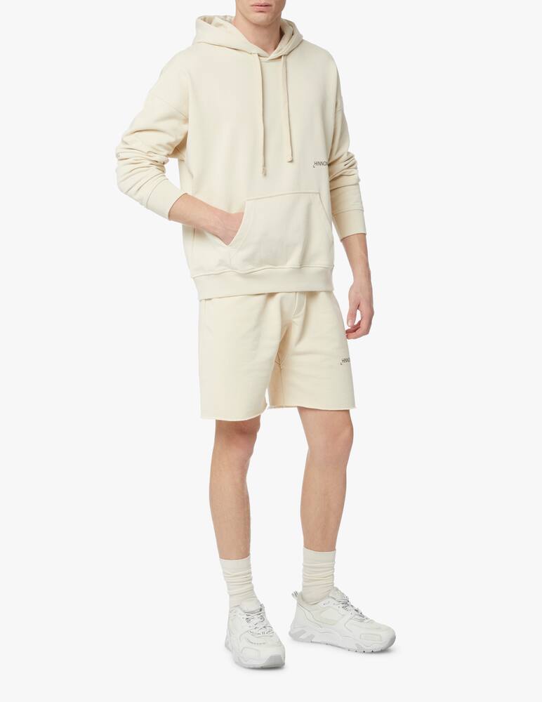 rinascente HINNOMINATE Chest logo hoodie - beige