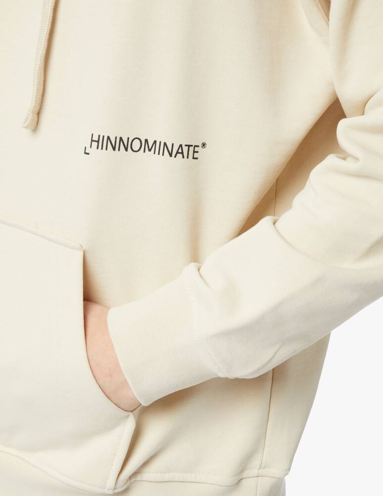 rinascente HINNOMINATE Chest logo hoodie - beige