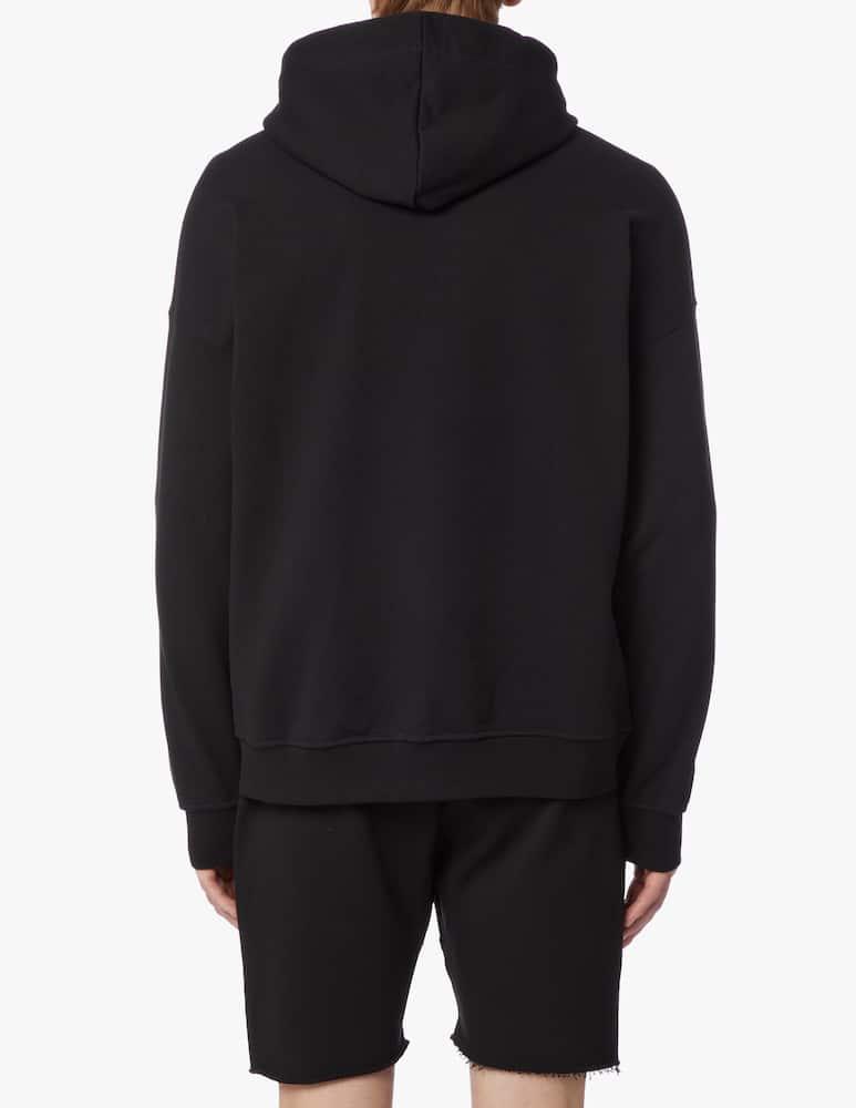 rinascente HINNOMINATE Felpa con cappuccio logo petto - nero