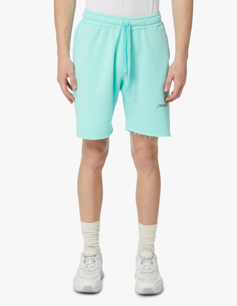 rinascente HINNOMINATE Raw cut sweatshorts - green