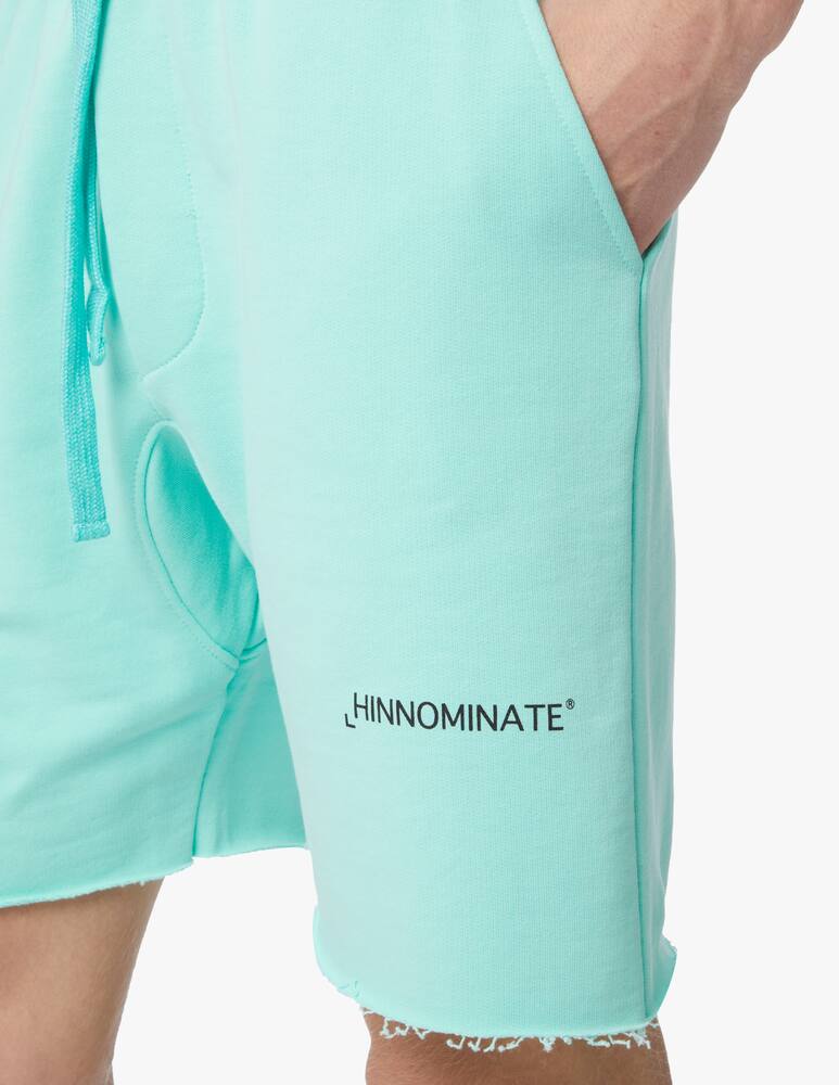 rinascente HINNOMINATE Raw cut sweatshorts - green