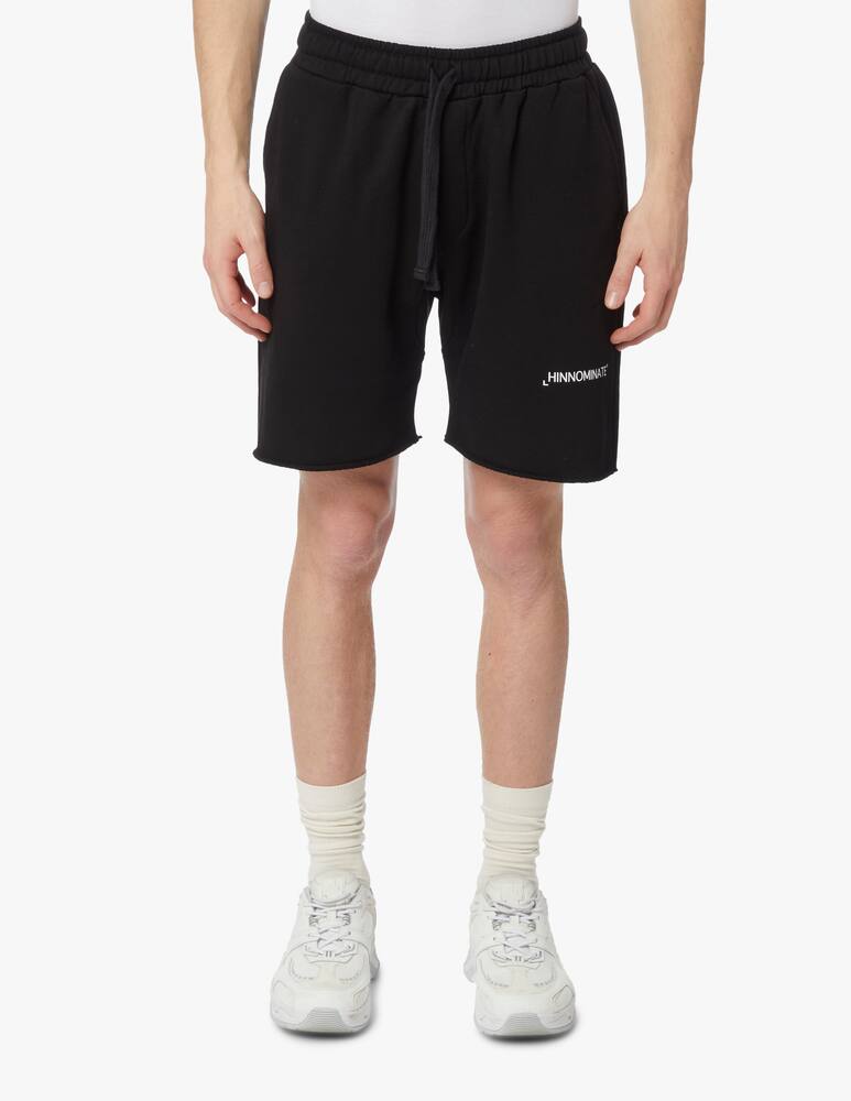 rinascente HINNOMINATE Raw cut sweatshorts - black