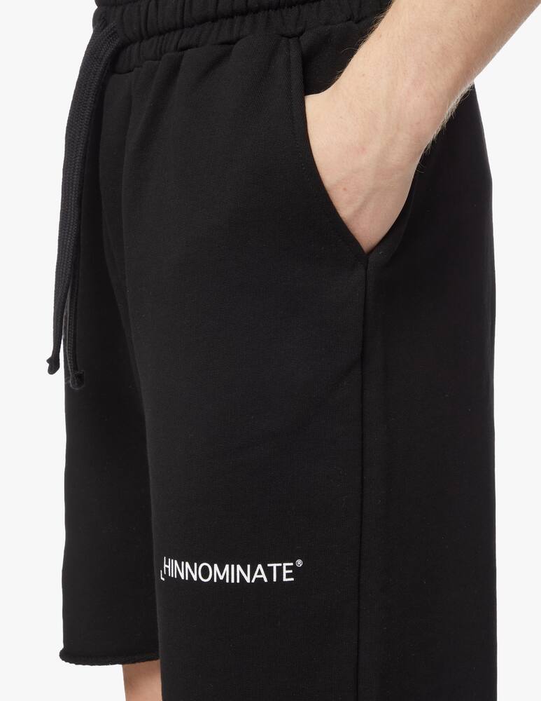 rinascente HINNOMINATE Raw cut sweatshorts - black