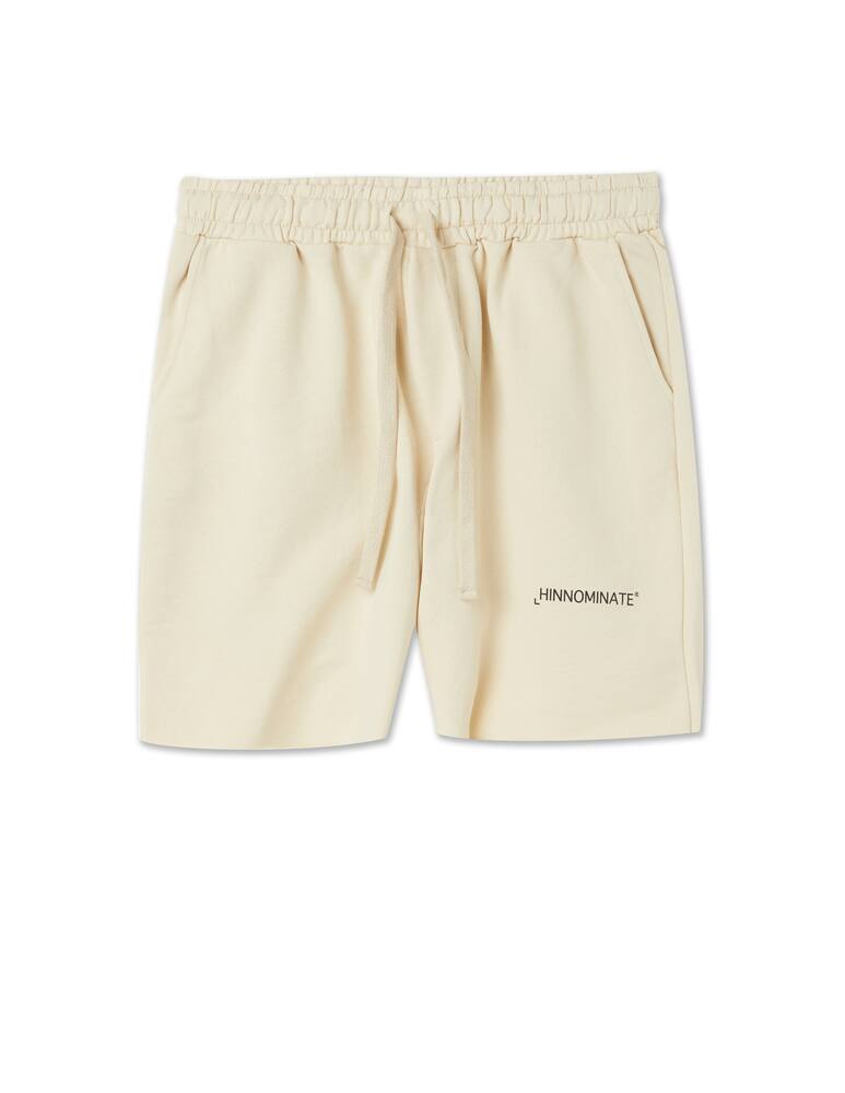 rinascente HINNOMINATE Bermuda felpa taglio vivo - beige