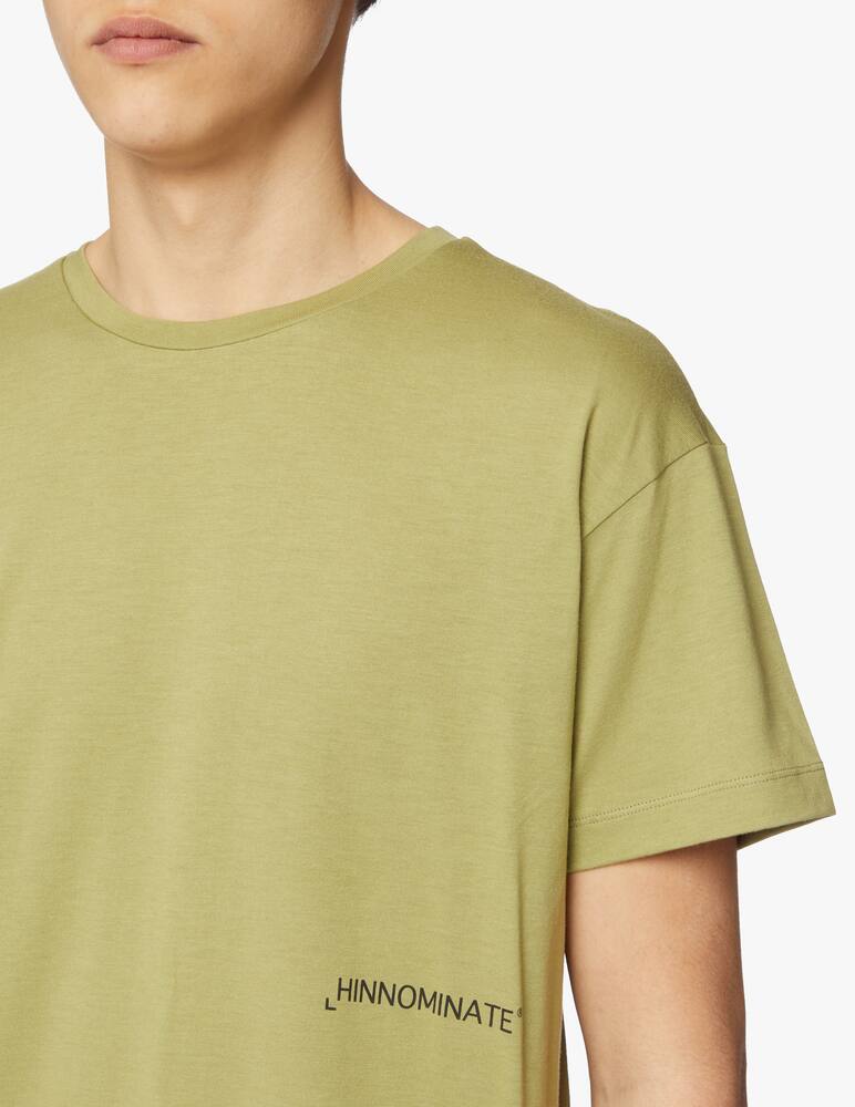 rinascente HINNOMINATE Maglietta girocollo loghino petto - verde