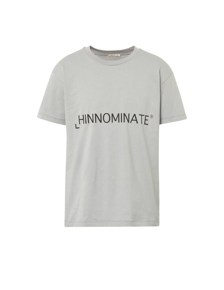 rinascente HINNOMINATE Maglietta girocollo logo grande - grigio