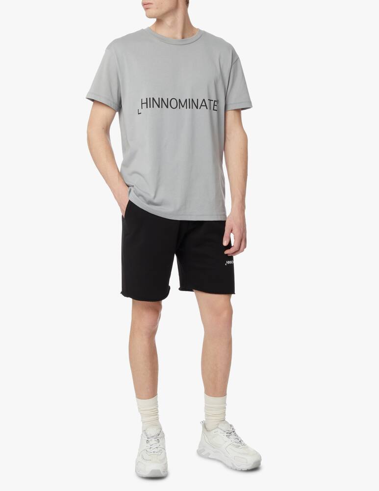 rinascente HINNOMINATE Maglietta girocollo logo grande - grigio