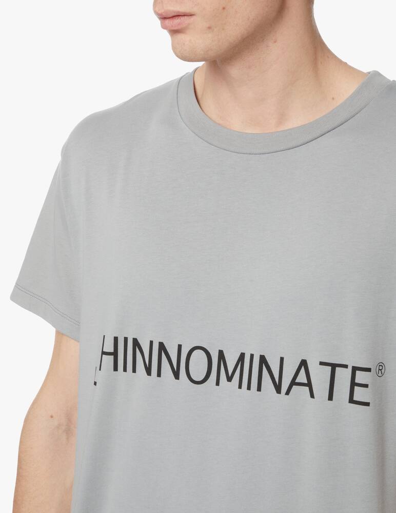 rinascente HINNOMINATE Maglietta girocollo logo grande - grigio