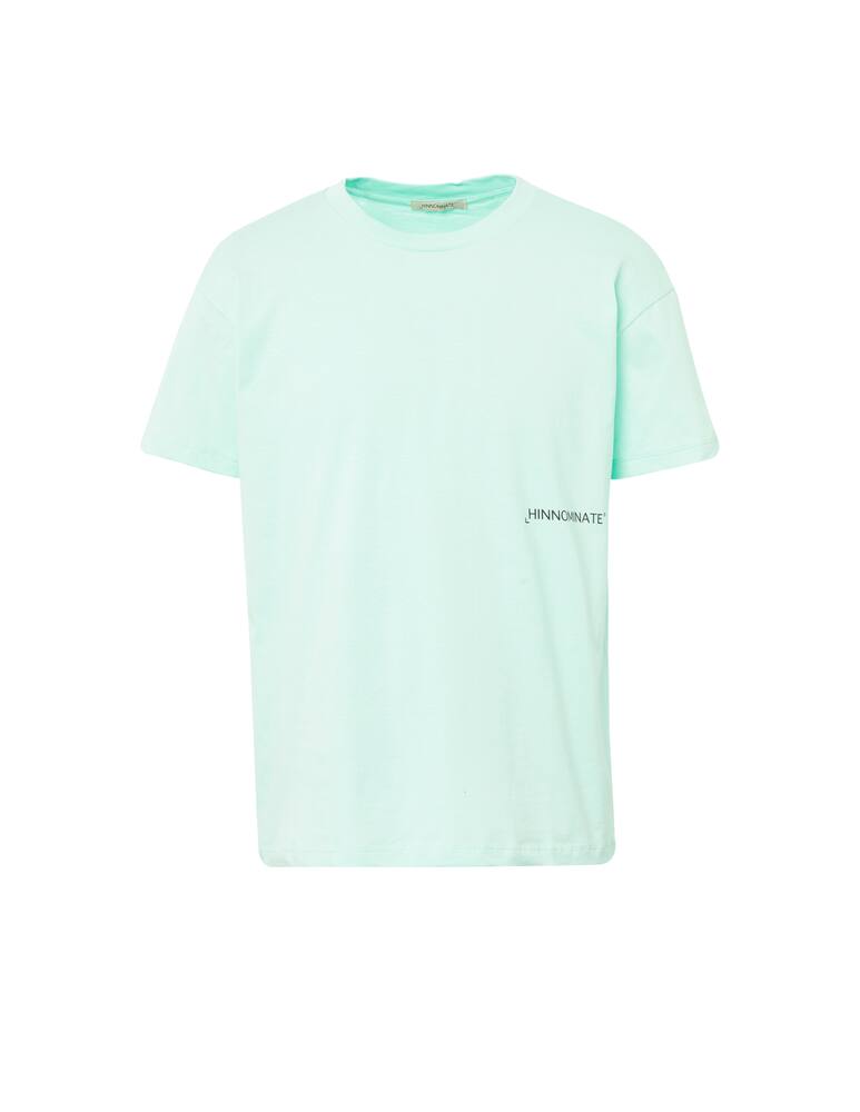 rinascente HINNOMINATE Maglietta girocollo logo petto + big retro - verde
