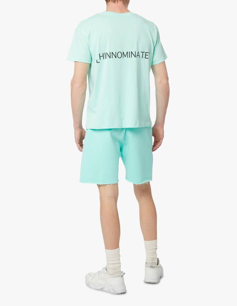 rinascente HINNOMINATE Maglietta girocollo logo petto + big retro - verde