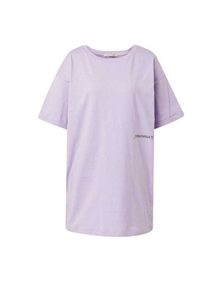 rinascente HINNOMINATE Cotton t-shirt with print - lilac