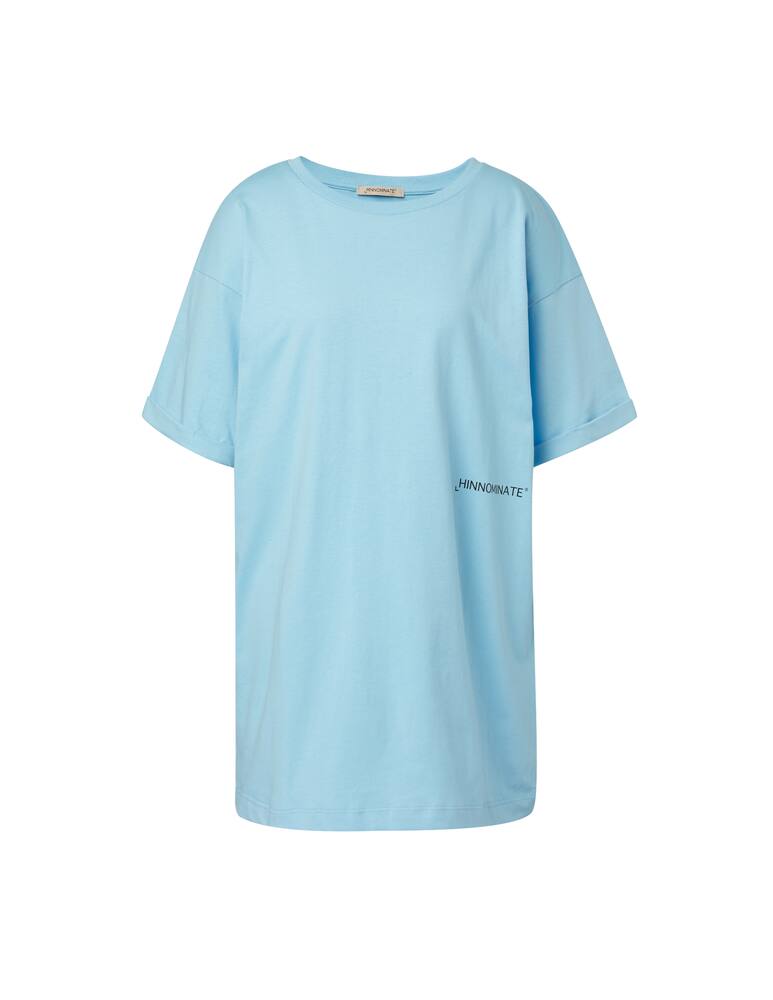 rinascente HINNOMINATE Cotton t-shirt with print - light blue