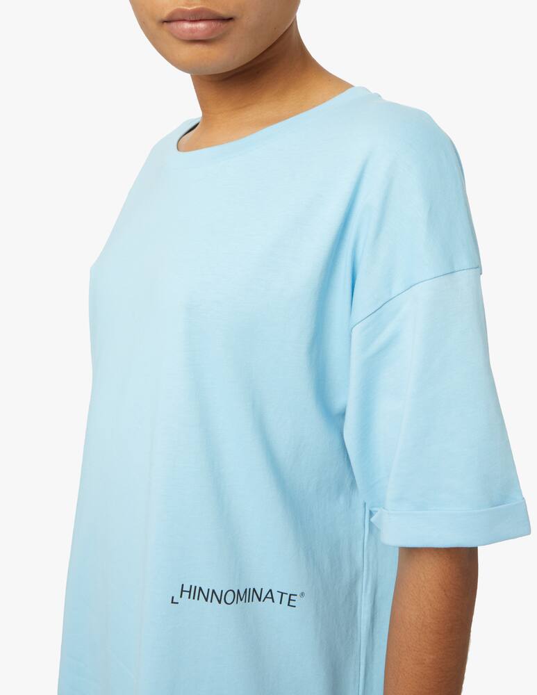 rinascente HINNOMINATE Cotton t-shirt with print - light blue