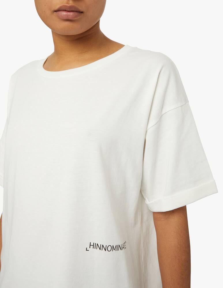 rinascente HINNOMINATE T-shirt in cotone con stampa - bianco