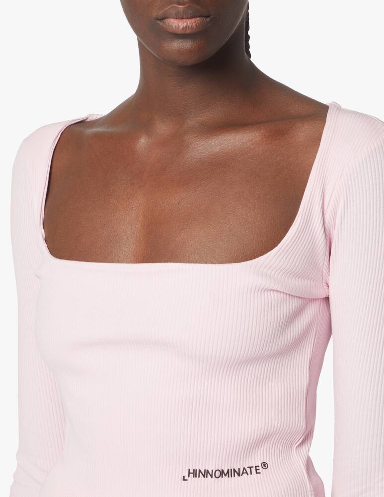 rinascente HINNOMINATE Top a manica lunga in cotone - rosa