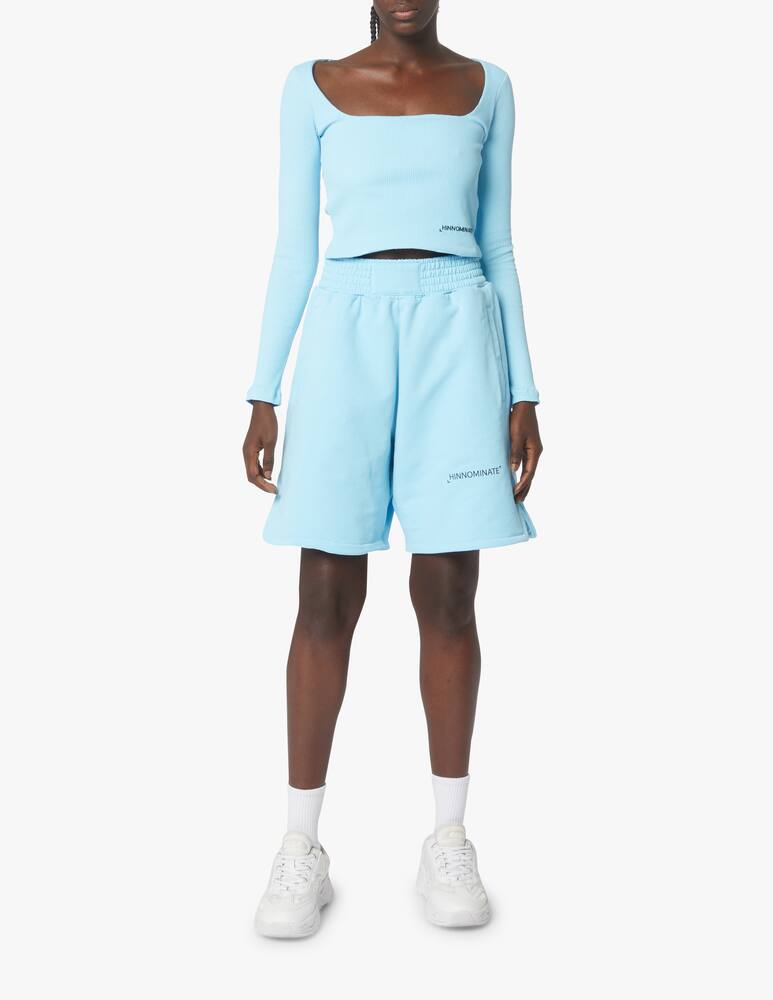 rinascente HINNOMINATE Cotton long sleeved top - light blue