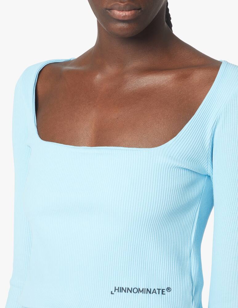 rinascente HINNOMINATE Cotton long sleeved top - light blue