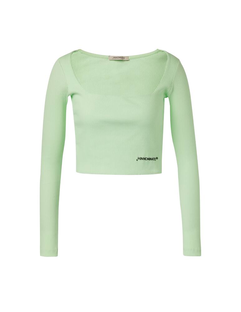 rinascente HINNOMINATE Cotton long sleeved top - green