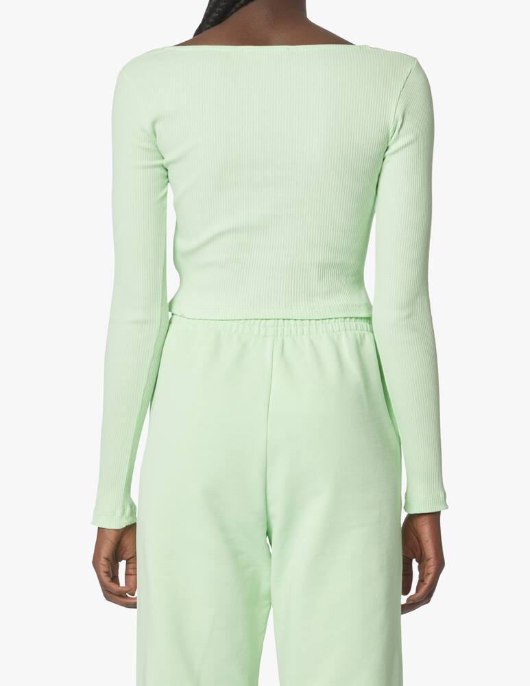 rinascente HINNOMINATE Cotton long sleeved top - green