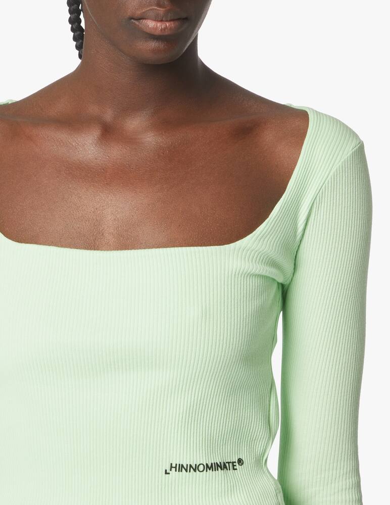 rinascente HINNOMINATE Cotton long sleeved top - green