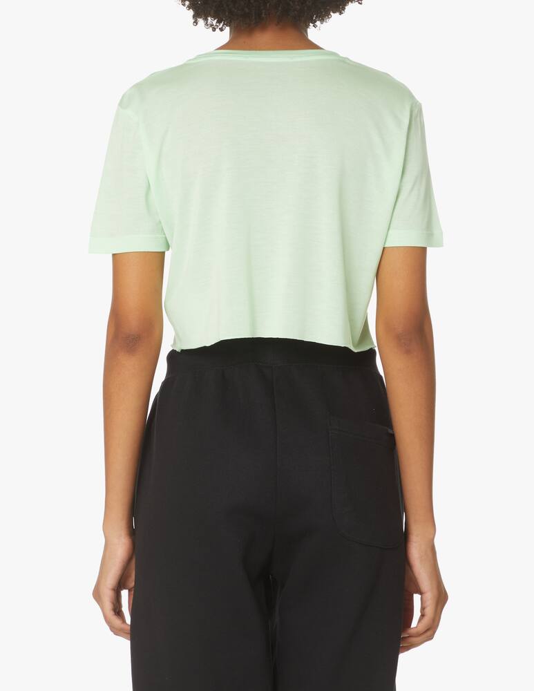 rinascente HINNOMINATE Modal cropped t-shirt - green