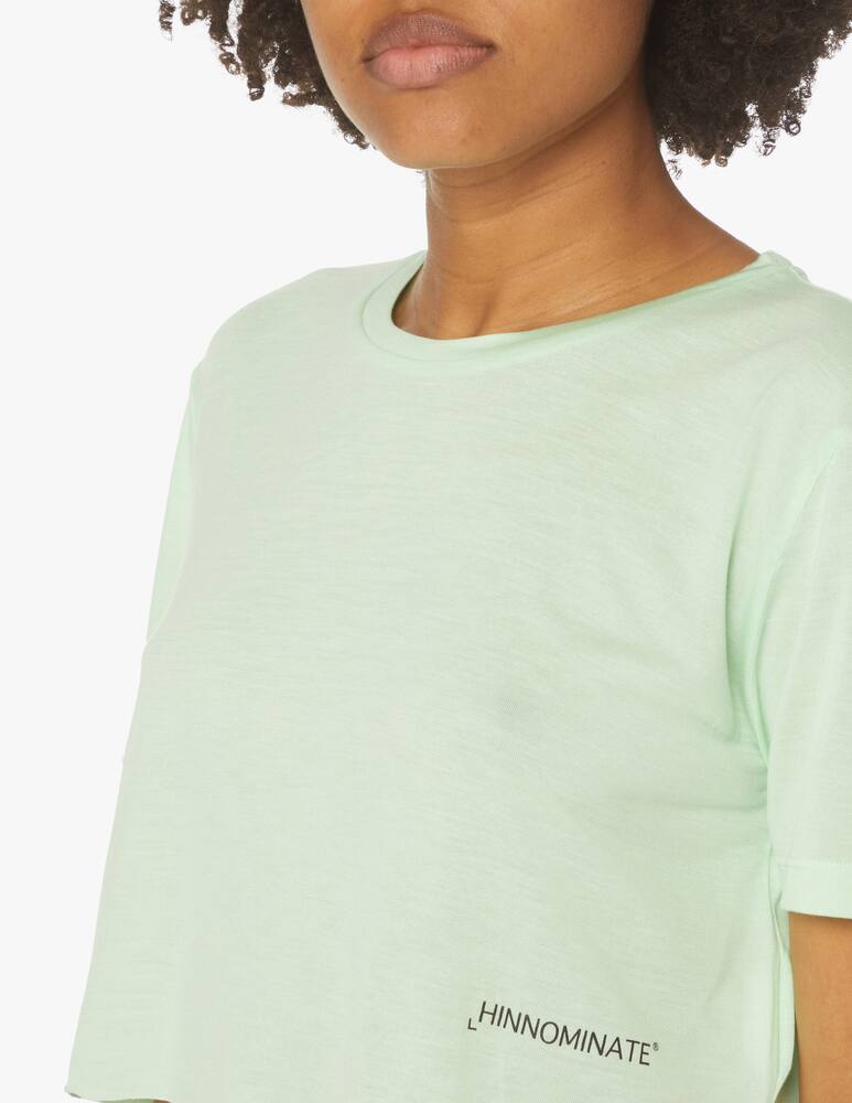 rinascente HINNOMINATE Modal cropped t-shirt - green