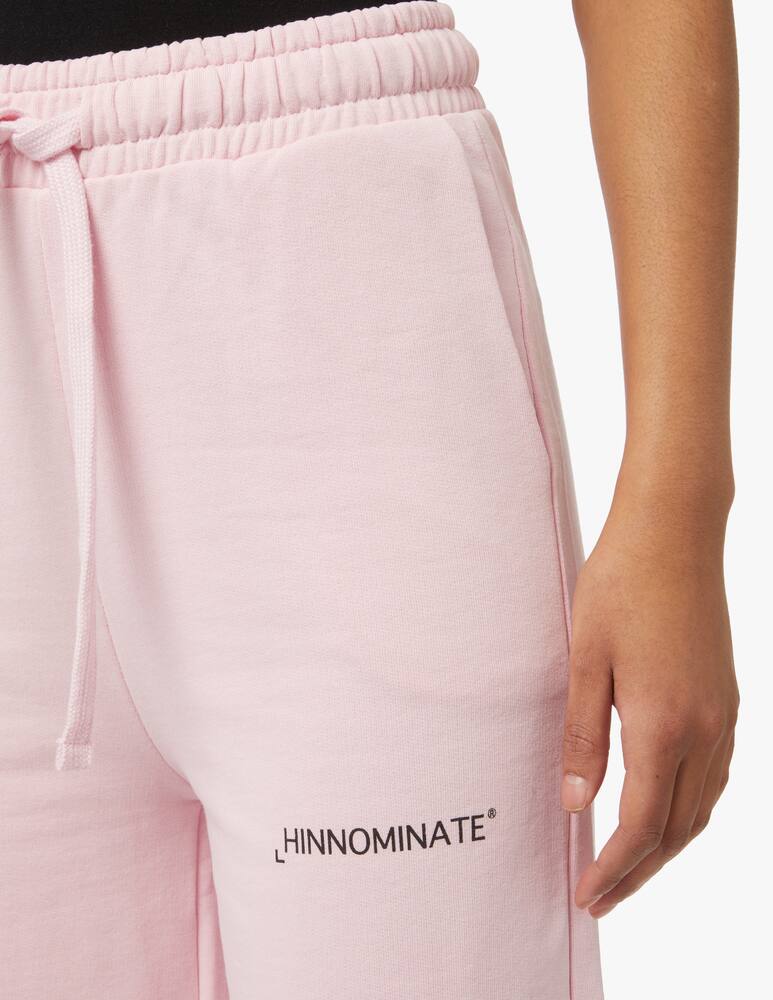 HINNOMINATE Pantalone a gamba larga e vita alta - rosa - immagine 4 HINNOMINATE Pantalone a gamba larga e vita alta - rosa - immagine 4