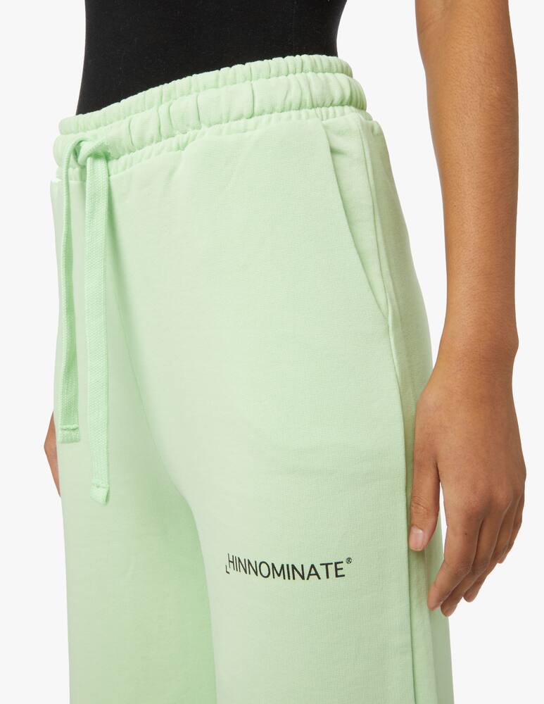 rinascente HINNOMINATE Pantalone a gamba larga e vita alta - verde