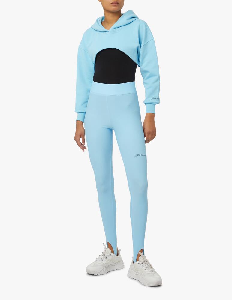 rinascente HINNOMINATE Felpa con cappuccio in cotone - azzurro