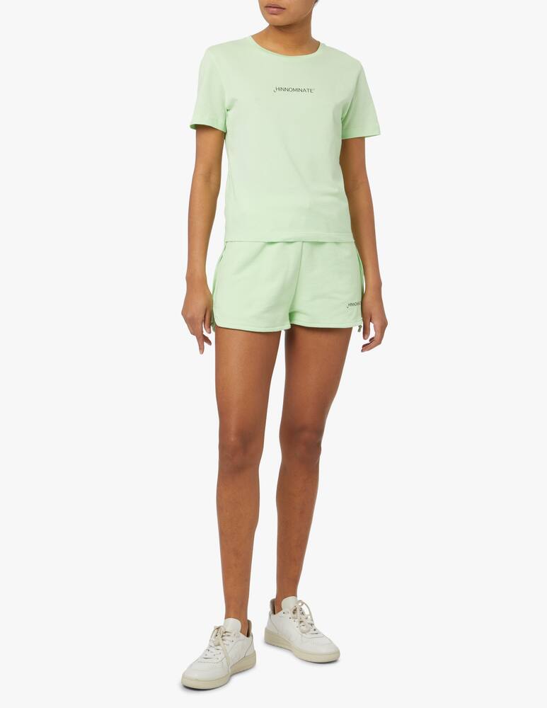rinascente HINNOMINATE Cotton t-shirt with print - green