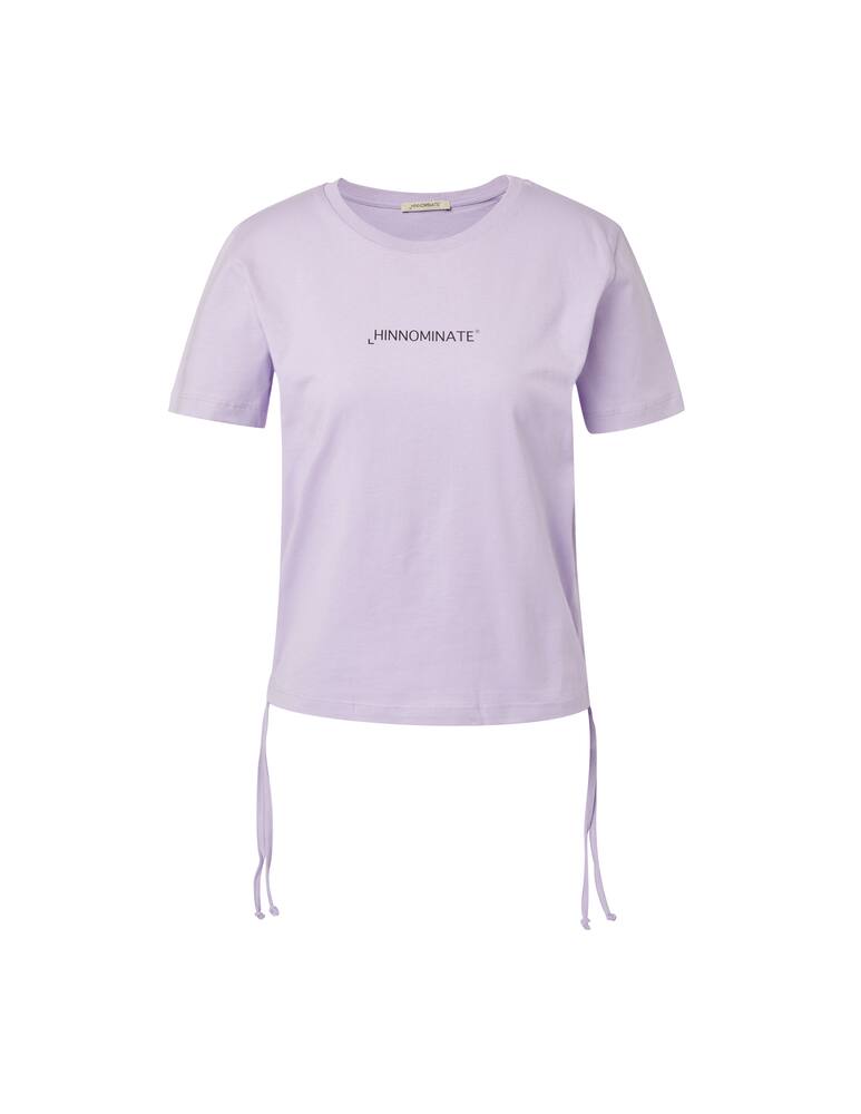 rinascente HINNOMINATE T-shirt in cotone con stampa - lilla