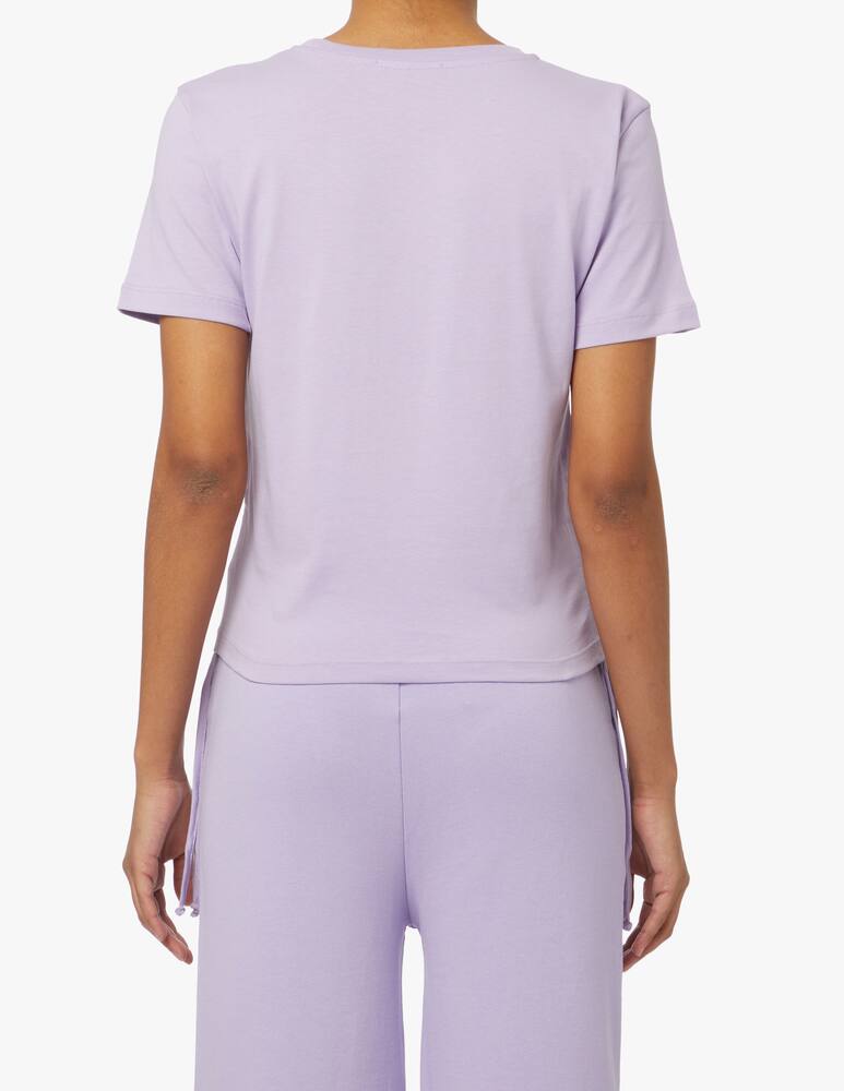 rinascente HINNOMINATE T-shirt in cotone con stampa - lilla