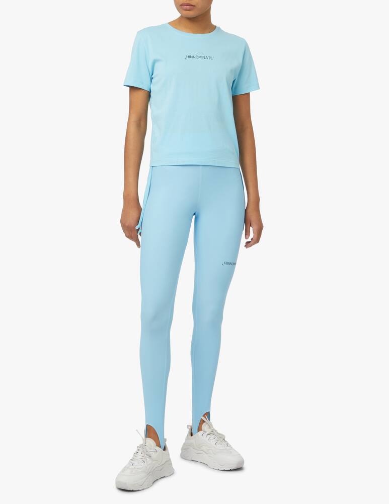 rinascente HINNOMINATE Cotton t-shirt with print - light blue