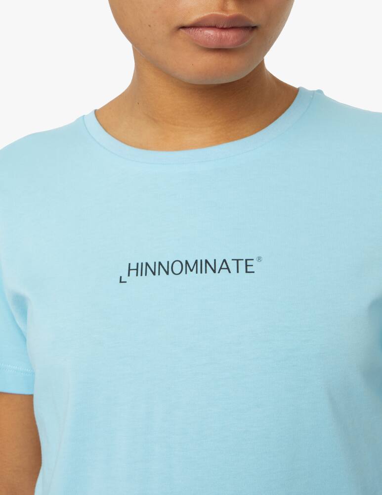 rinascente HINNOMINATE Cotton t-shirt with print - light blue