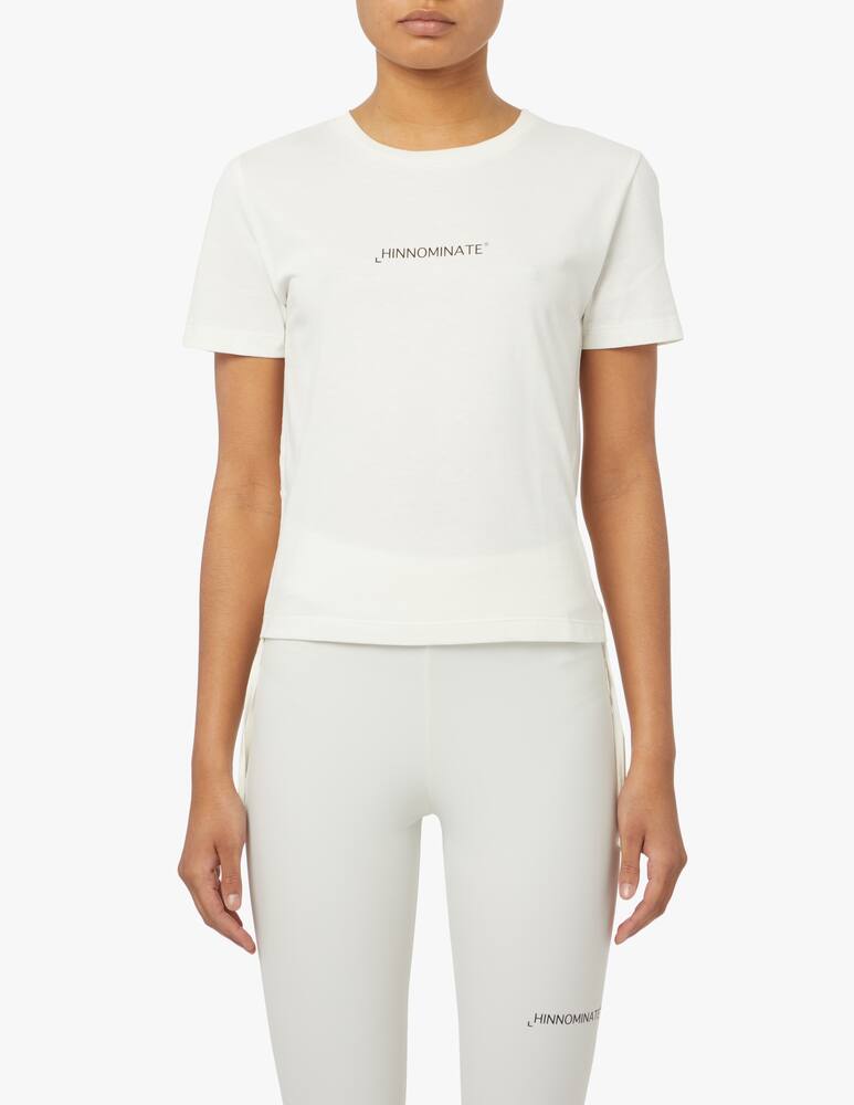 HINNOMINATE Cotton t-shirt with print - white - picture 1 HINNOMINATE Cotton t-shirt with print - white - picture 1