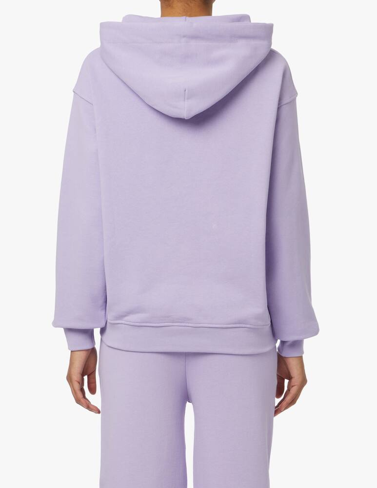 rinascente HINNOMINATE Felpa con cappuccio in cotone - lilla